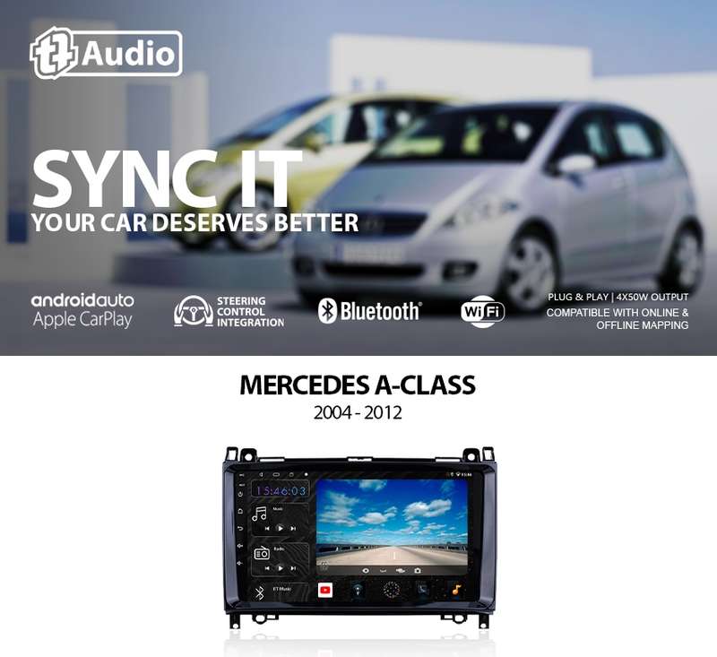 TT Audio 10" replacement radio for MERCEDES A/B/Vito 2010 - 2015 (4G ULTRA)