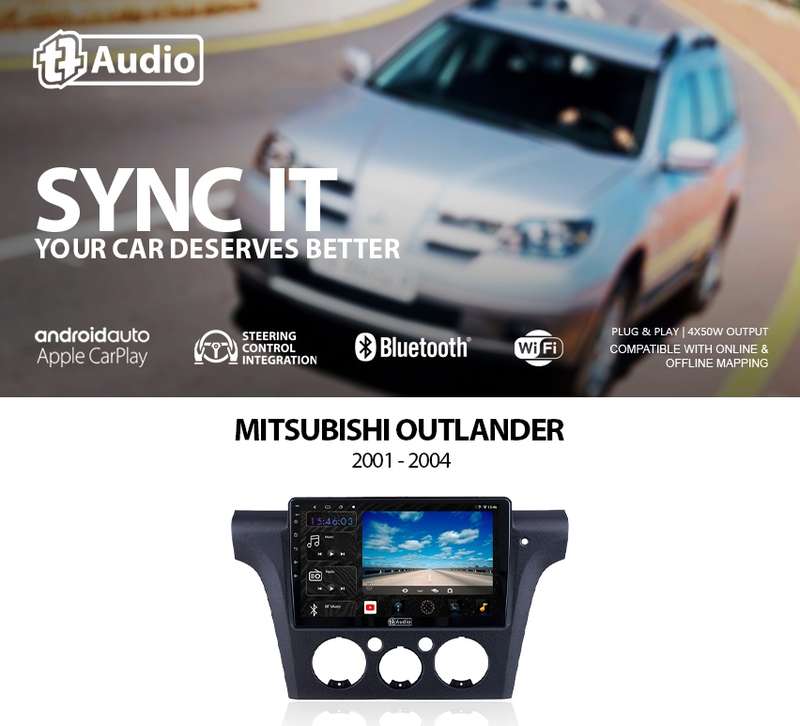 TT Audio 9" replacement radio for MITSUBISHI ASX 2001-2004 (4G ULTRA)