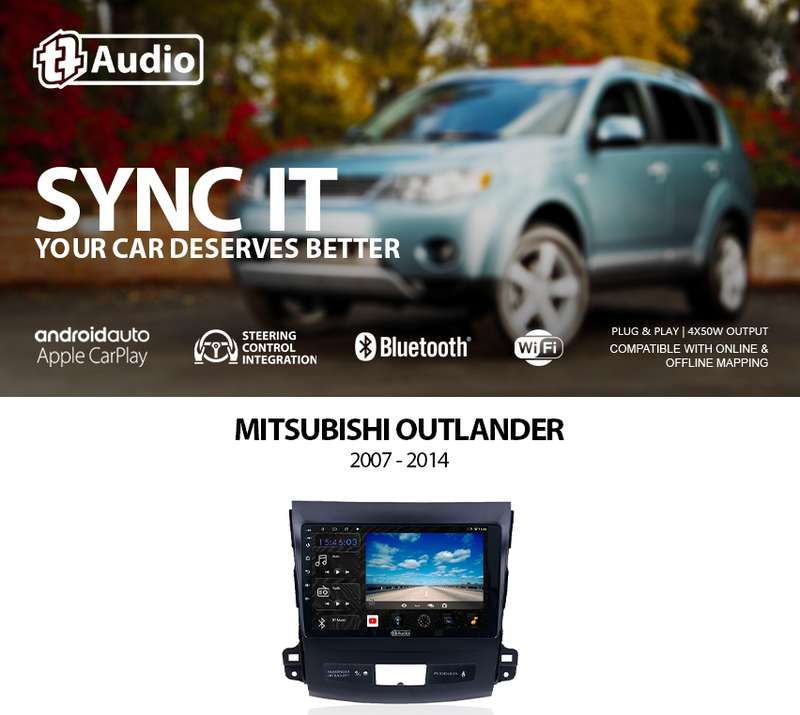 TT Audio 9" replacement radio for MITSUBISHI Outlander 2007- 2014 (4G ULTRA)