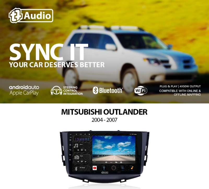 TT Audio 9" replacement radio for MITSUBISHI Outlander 2004 - 2007 (4G ULTRA)