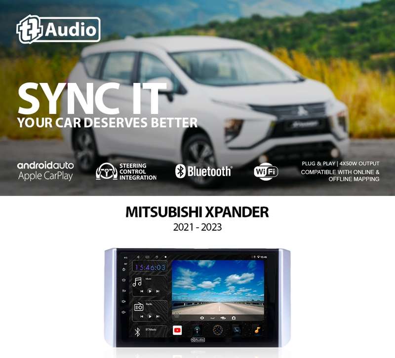 TT Audio 9" replacement radio for MISTUBISHI XPANDER 2021-2024 (4G ULTRA)