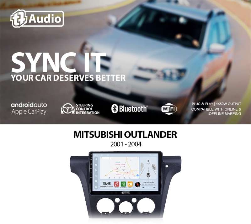 TT Audio 9" replacement radio for MITSUBISHI ASX 2001-2004 (CLASS D)