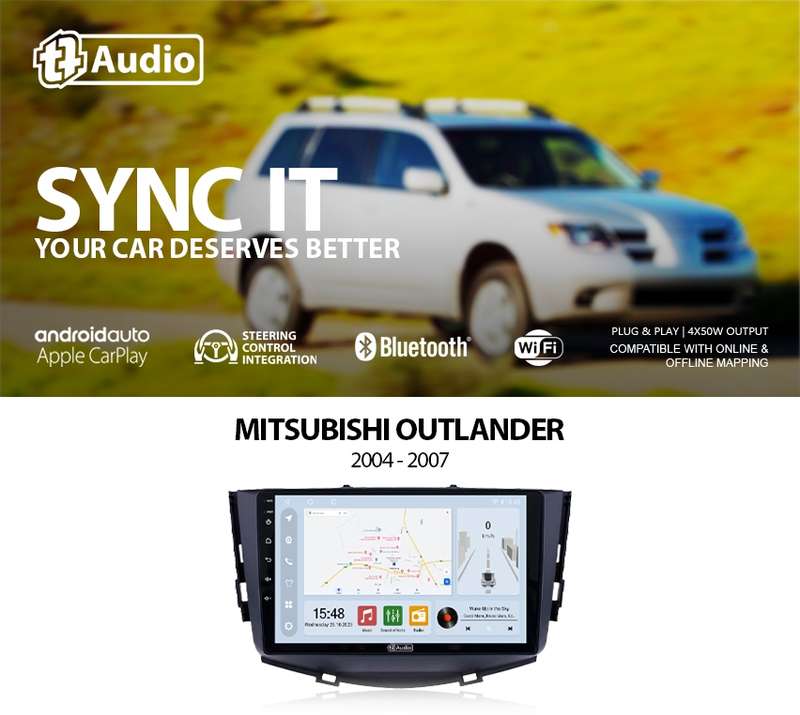 TT Audio 9" replacement radio for MITSUBISHI Outlander 2004 - 2007 (CLASS D)