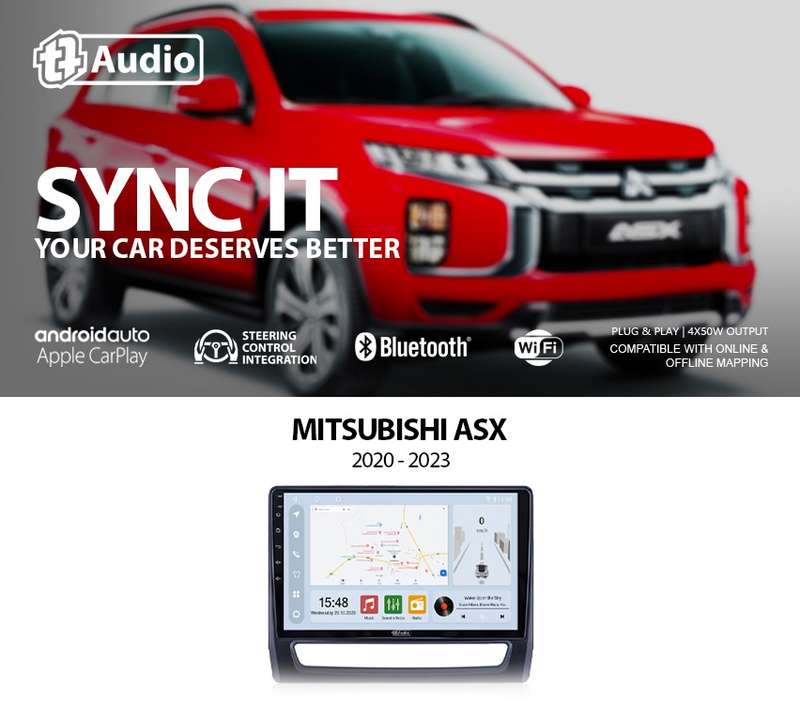 TT Audio 9" replacement radio for MITSUBISHI ASX 2020-2023 (CLASS D)