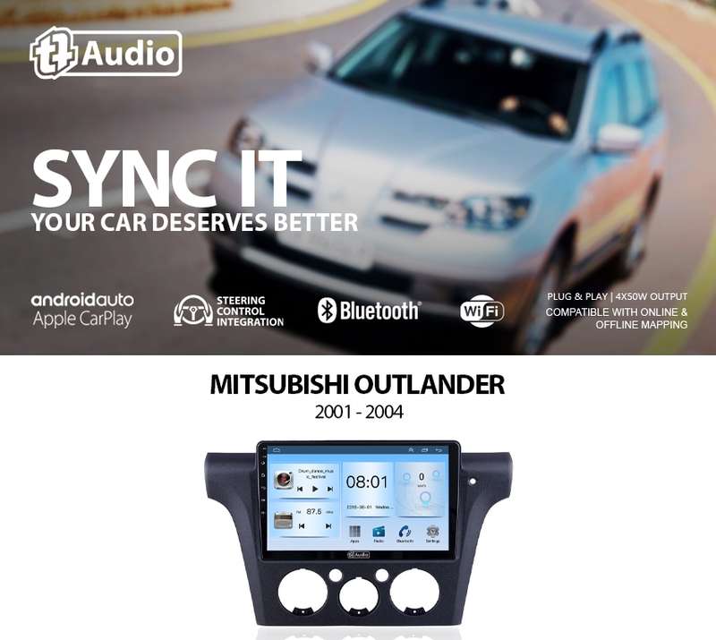 TT Audio 9" replacement radio for MITSUBISHI ASX 2001-2004 (ECO)