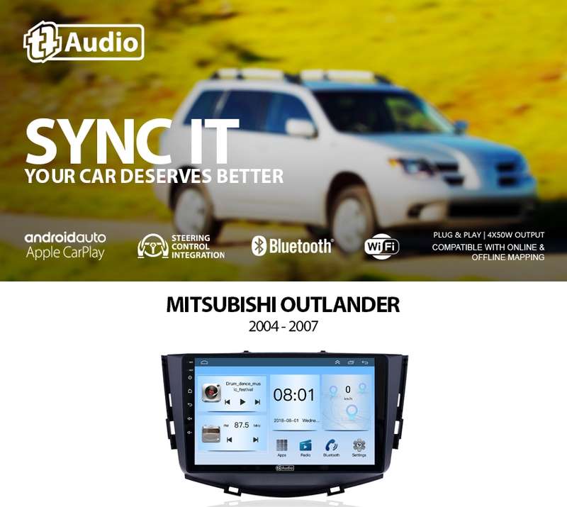 TT Audio 9" replacement radio for MITSUBISHI Outlander 2004 - 2007 (ECO)