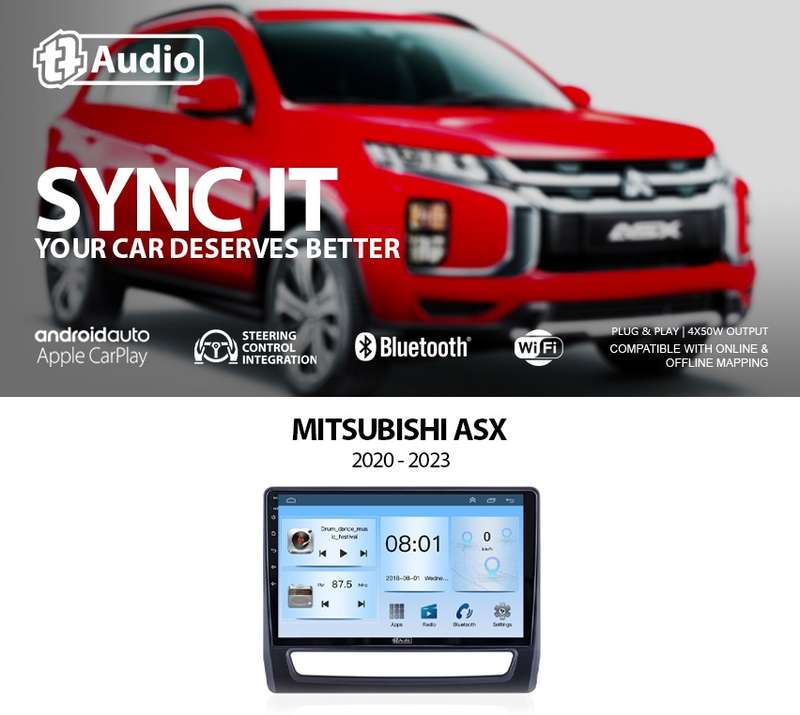 TT Audio 9" replacement radio for MITSUBISHI ASX 2020-2023 (ECO)