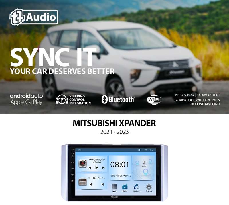 TT Audio 9" replacement radio for MISTUBISHI XPANDER 2021-2024 (ECO)