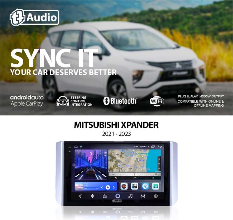 TT Audio 9" replacement radio for MISTUBISHI XPANDER 2021-2024 (2K SCREEN)
