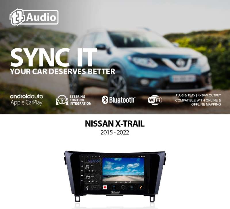 TT Audio 10" replacement radio NISSAN X-Trail 2015-2021 (4G ULTRA)