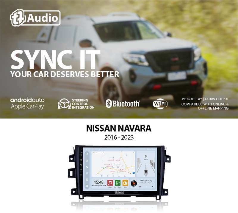 TT Audio 9" replacement radio for NISSAN Navara 2015-2024 (CLASS D)