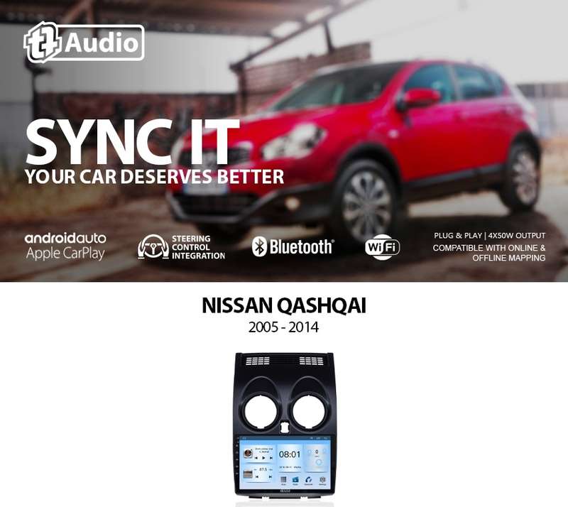 TT Audio 9" replacement radio for NISSAN Qashqai 2005-2014 (ECO)
