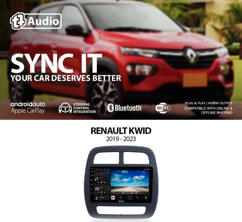 TT Audio 9" replacement radio for RENAULT Kwid 2012-2017 (4G ULTRA)