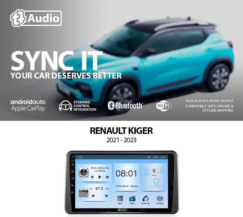 TT Audio 9" replacement radio for RENAULT KIGER 2021-2024 (ECO)