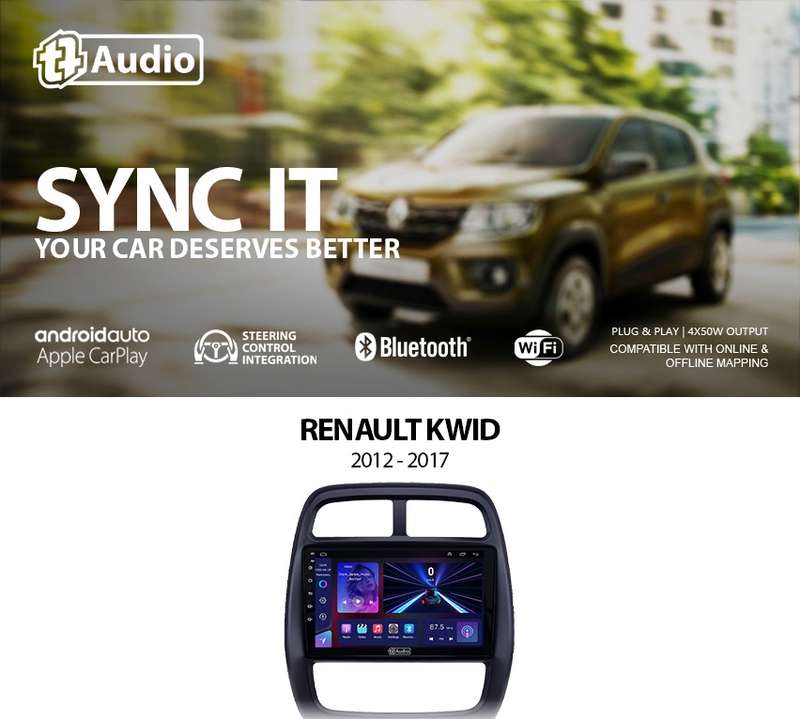 TT Audio 9" replacement radio for RENAULT Kwid 2012-2017 (ECO)
