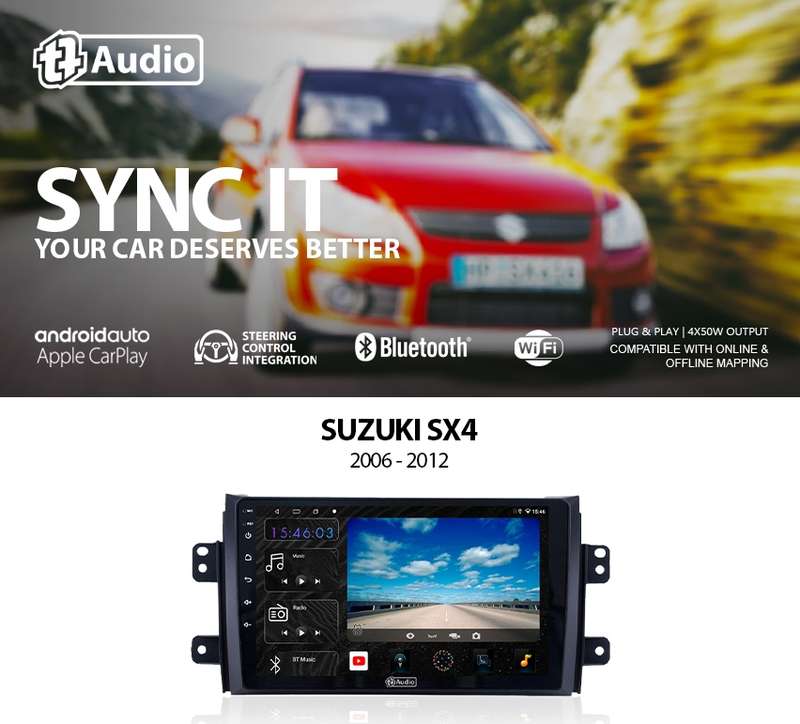 TT Audio 9" replacement radio for SUZUKI SX4 2006-2012 (4G ULTRA)
