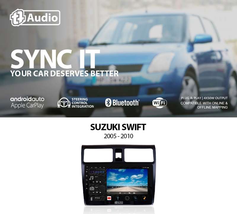 TT Audio 9" replacement radio for SUZUKI Swift 2005-2010 (4G ULTRA)