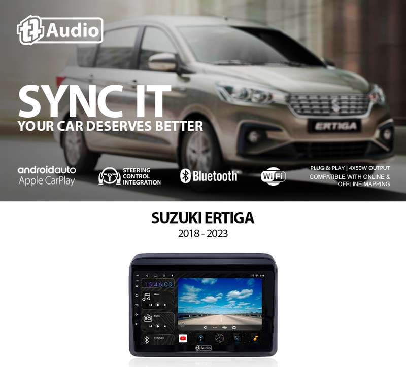 TT Audio 9" replacement radio for SUZUKI ERTIGA 2018-2024 (4G ULTRA)