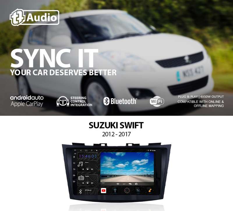 TT Audio 9" replacement radio for SUZUKI SWIFT 2012-2017 (4G ULTRA)