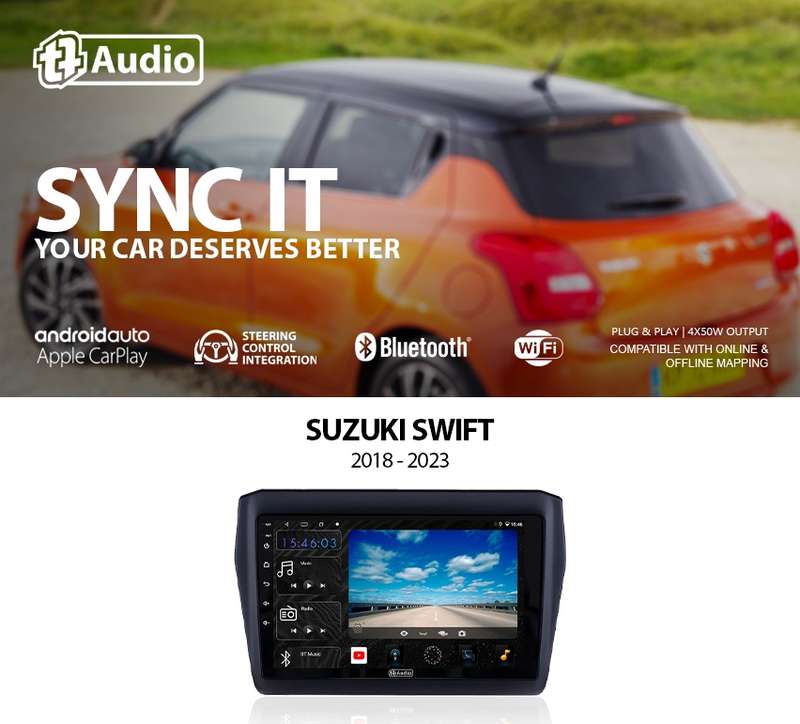 TT Audio 9" replacement radio for SUZUKI Swift 2017-2024 (4G ULTRA)