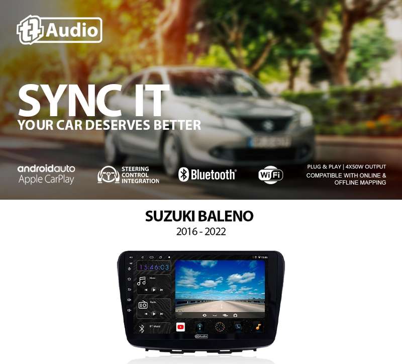 TT Audio 9" replacement radio for SUZUKI BALENO 2016-2022 (4G ULTRA)