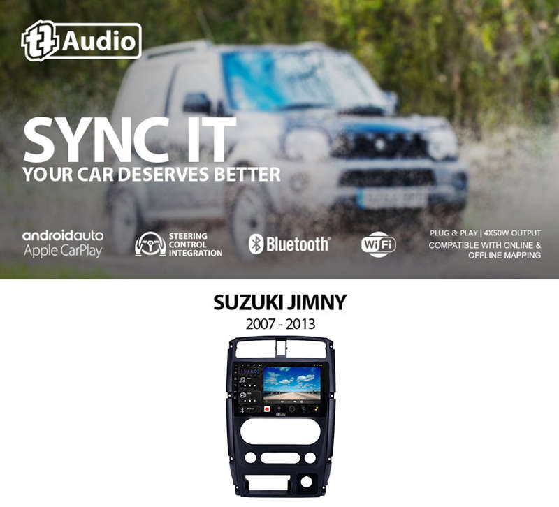 TT Audio 9" replacement radio for SUZUKI JIMNY 2007 - 2012 (4G ULTRA)
