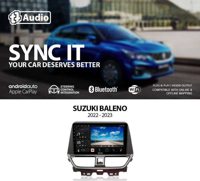 TT Audio 9" replacement radio for SUZUKI BALENO 2022-2024 (4G ULTRA)