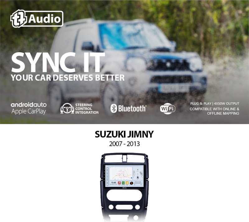 TT Audio 9" replacement radio for SUZUKI JIMNY 2007 - 2012 (CLASS D)