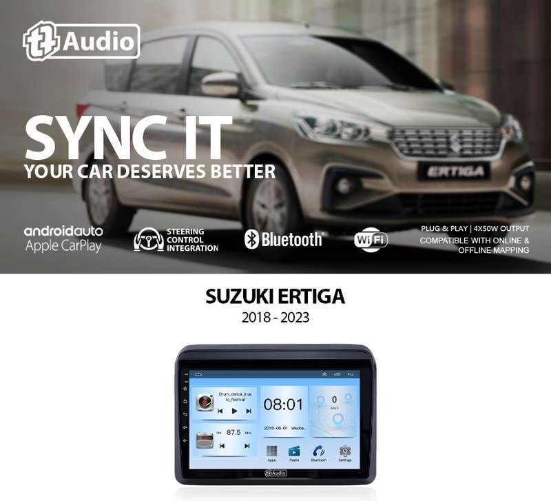 TT Audio 9" replacement radio for SUZUKI ERTIGA 2018-2024 (ECO)
