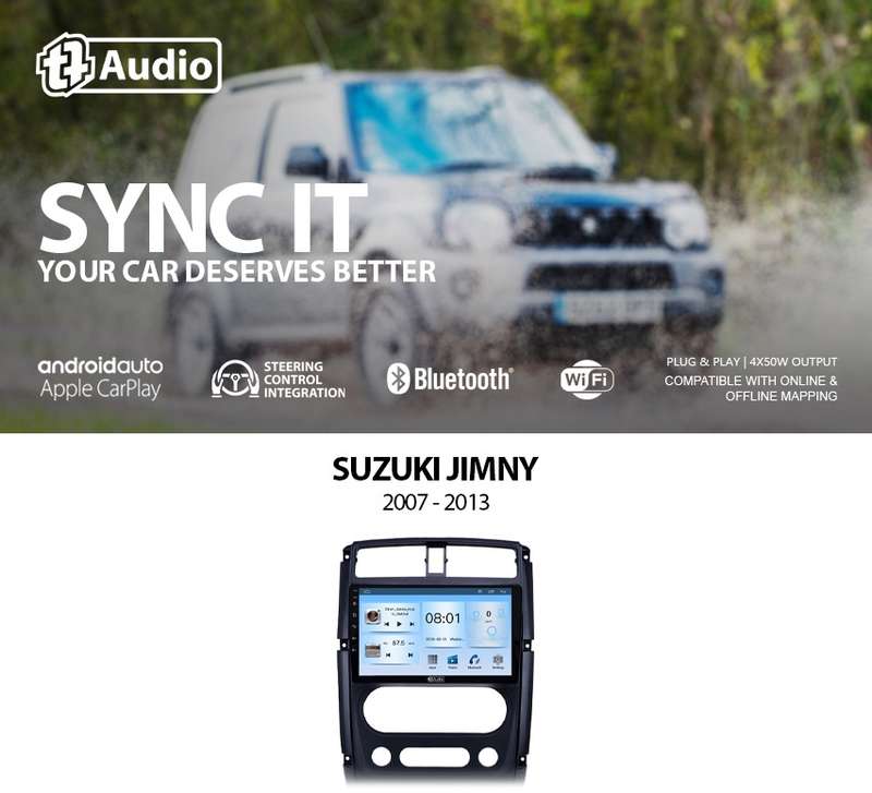 TT Audio 9" replacement radio for SUZUKI JIMNY 2007 - 2012 (ECO)
