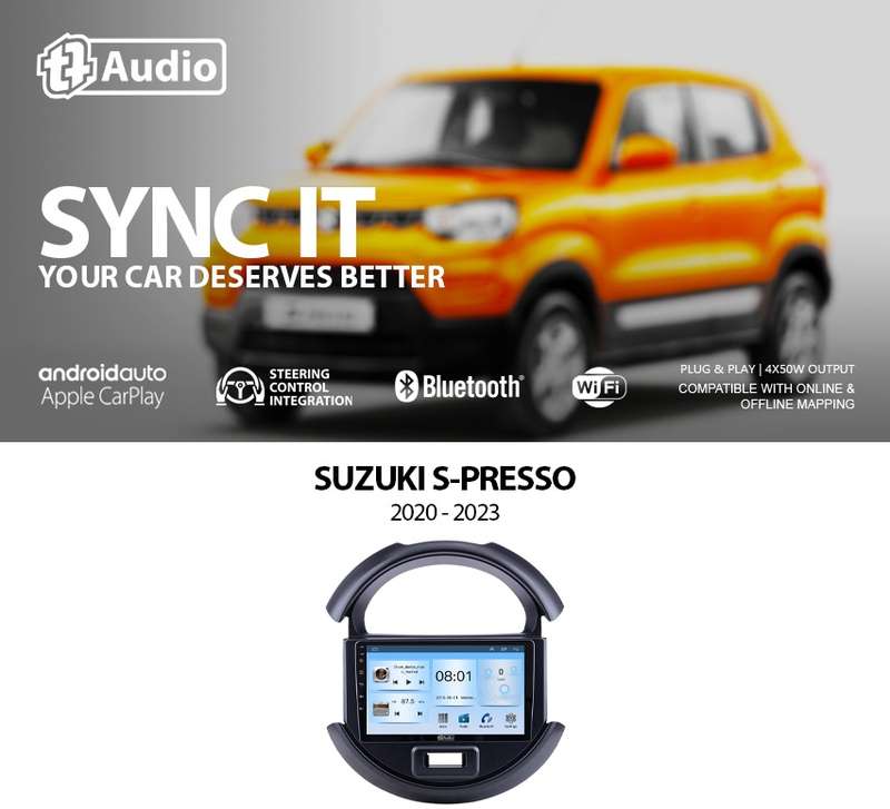 TT Audio 9" replacement radio for SUZUKI S-PRESSO 2020-2024 (ECO)
