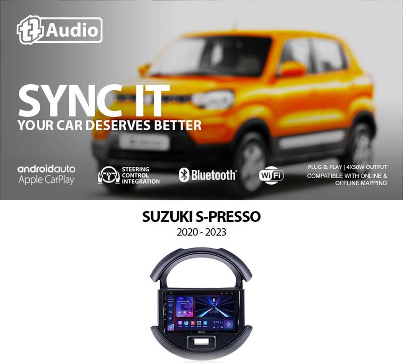 TT Audio 9" replacement radio for SUZUKI S-PRESSO 2020-2024 (MID SPEC)