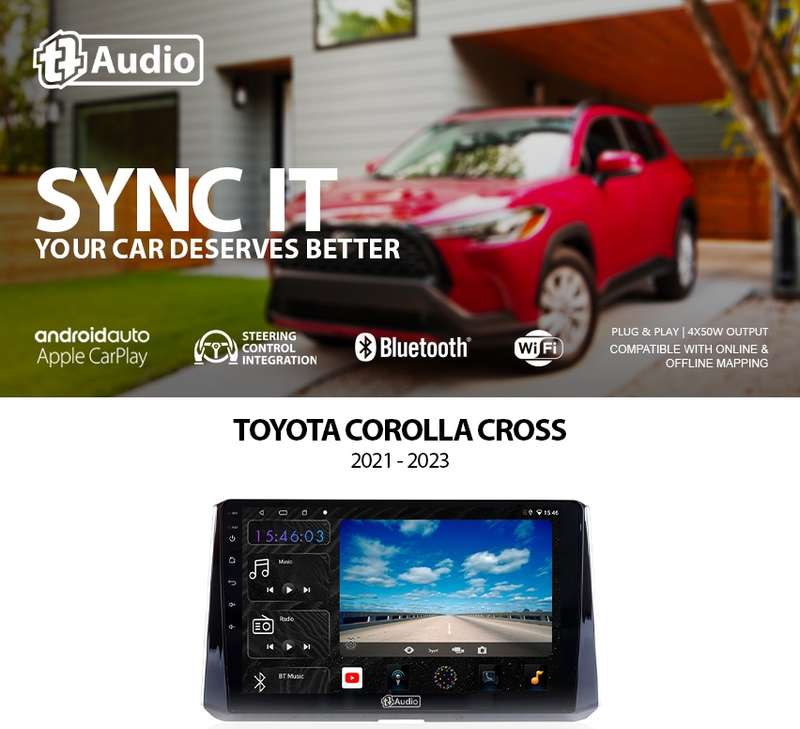 TT Audio 10" replacement radio for TOYOTA COROLLA/COROLLA CROSS 2019-2024 (4G ULTRA)