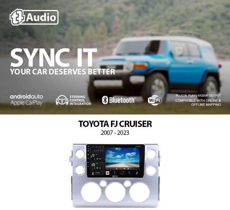 TT Audio 9" replacement radio for TOYOTA FJ CRUISER (4G ULTRA)