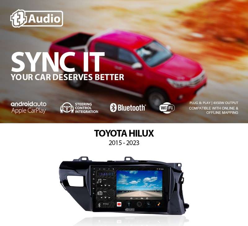 TT Audio 10" replacement radio for TOYOTA HILUX 2015-2024 (4G ULTRA)
