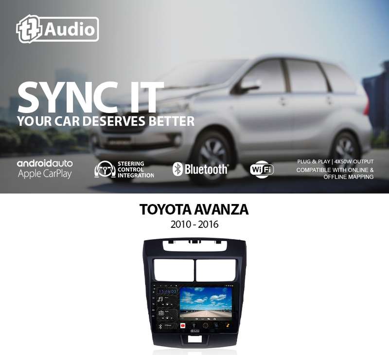 TT Audio 9" replacement radio for TOYOTA Avanza 2010-2016 (ECO)