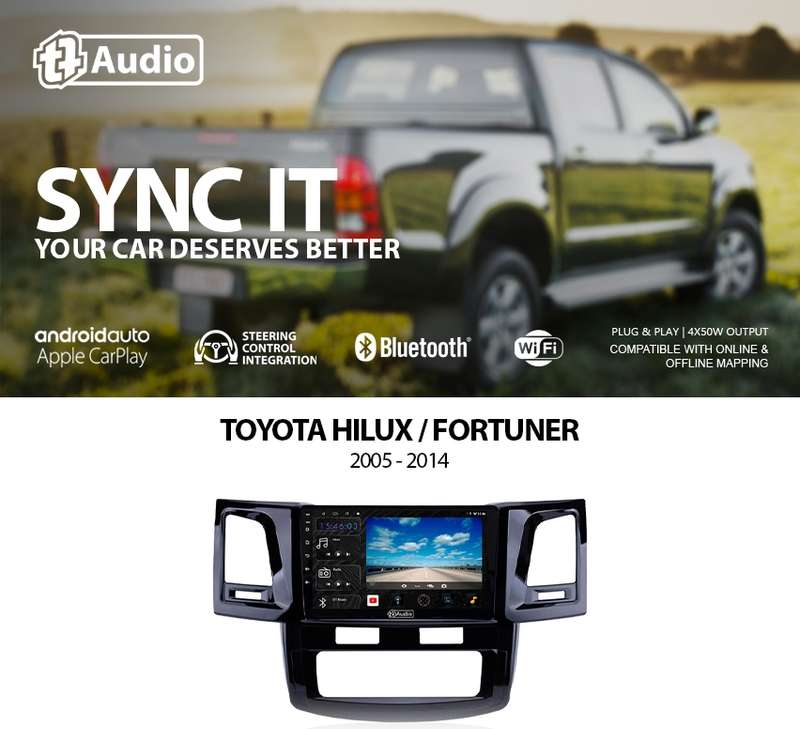 TT Audio 9" replacement radio for TOYOTA HILUX/FORTUNER 2005-2014 (4G ULTRA)