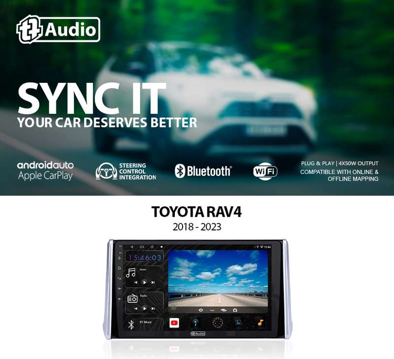 TT Audio 10" replacement radio for TOYOTA RAV4 2019-2024 (4G ULTRA)