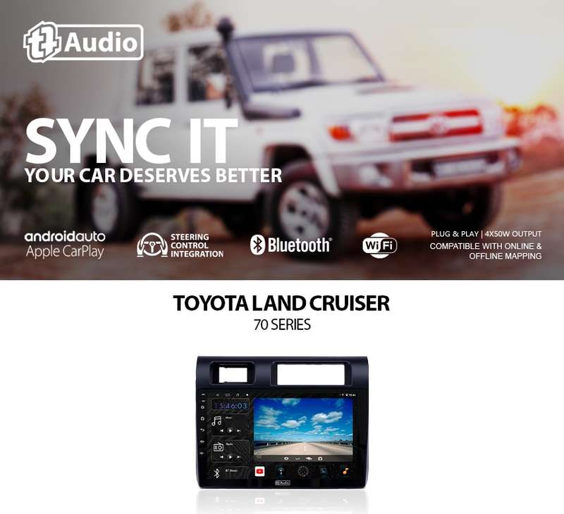 TT Audio 9" replacement radio for TOYOTA 70 SERIES/ PICKUP (4G ULTRA)