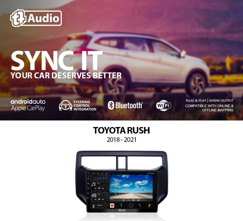 TT Audio 9" replacement radio for TOYOTA RUSH 2018-2021 (4G ULTRA)