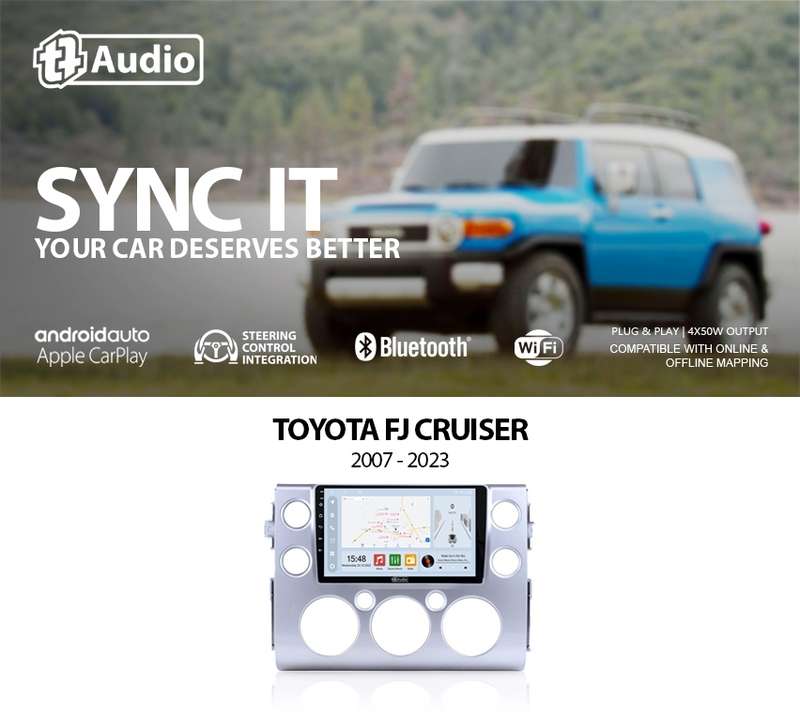 TT Audio 9" replacement radio for TOYOTA FJ CRUISER (CLASS D)