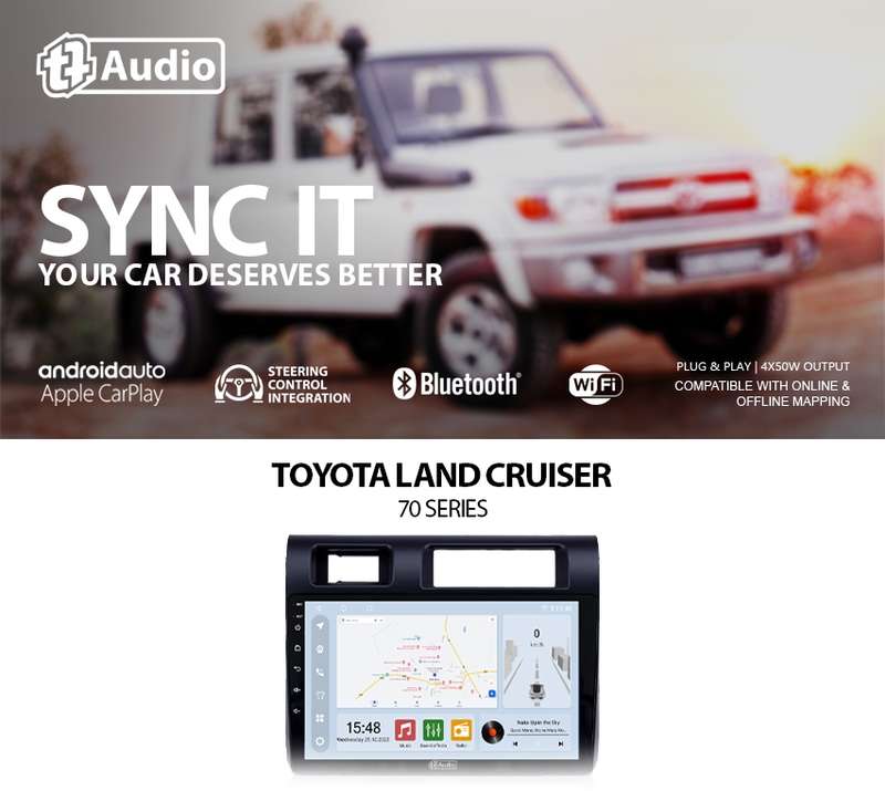 TT Audio 9" replacement radio for TOYOTA 70 SERIES/ PICKUP (CLASS D)