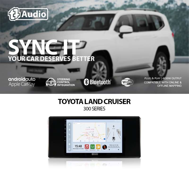 TT Audio 9" replacement radio for TOYOTA 300 SERIES (CLASS D)