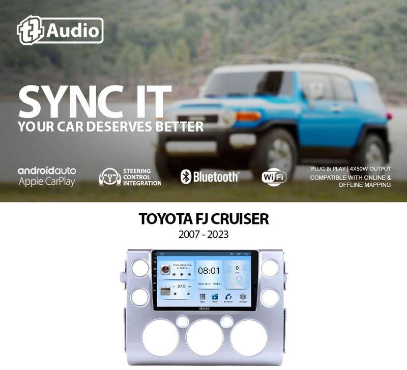 TT Audio 9" replacement radio for TOYOTA FJ CRUISER (ECO)