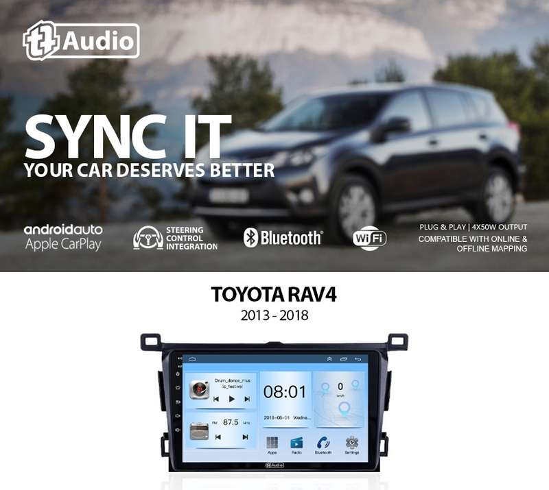 TT Audio 9" replacement radio for TOYOTA RAV4 2013-2018 (ECO)