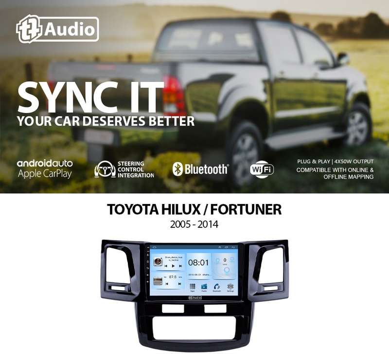 TT Audio 9" replacement radio for TOYOTA HILUX/FORTUNER 2005-2014 (ECO)