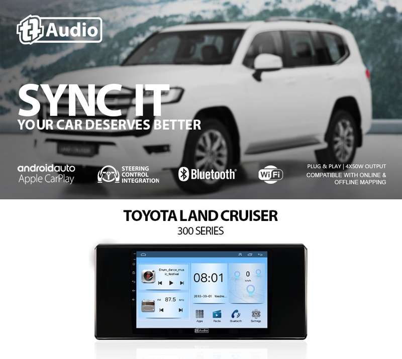 TT Audio 9" replacement radio for TOYOTA 300 SERIES (ECO)