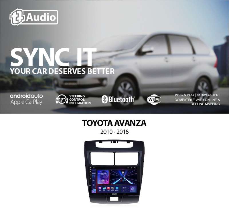 TT Audio 9" replacement radio for TOYOTA Avanza 2010-2016 (ECO)
