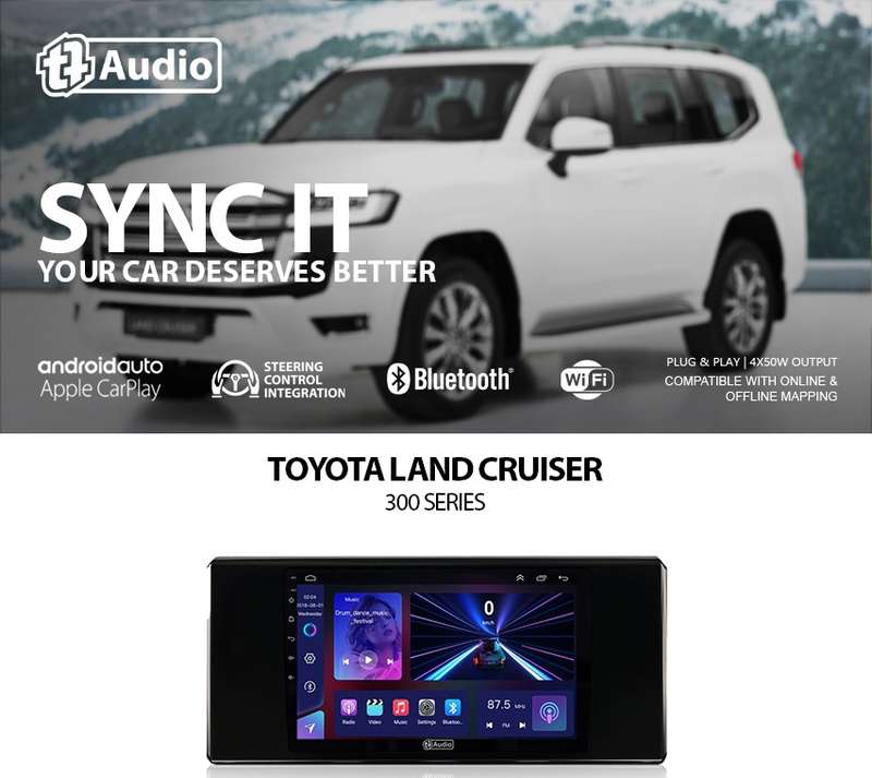TT Audio 9" replacement radio for TOYOTA 300 SERIES (MID SPEC)