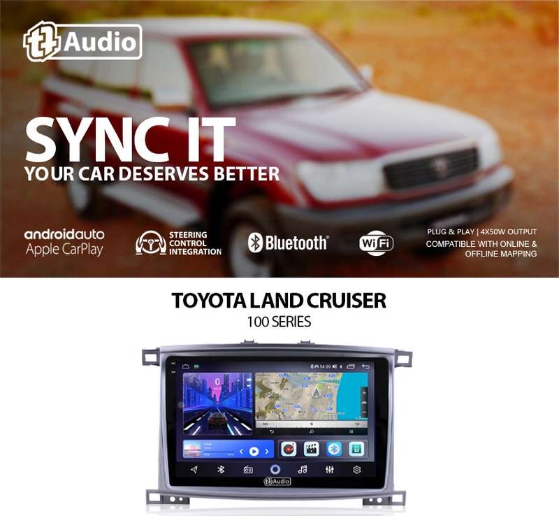 TT Audio 9" replacement radio for TOYOTA 100 SERIES (2K SCREEN)